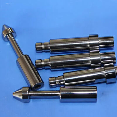 Precision Ground Tungsten Carbide Shaft with Stepped Conical Tip for Valve & Positioning Systems